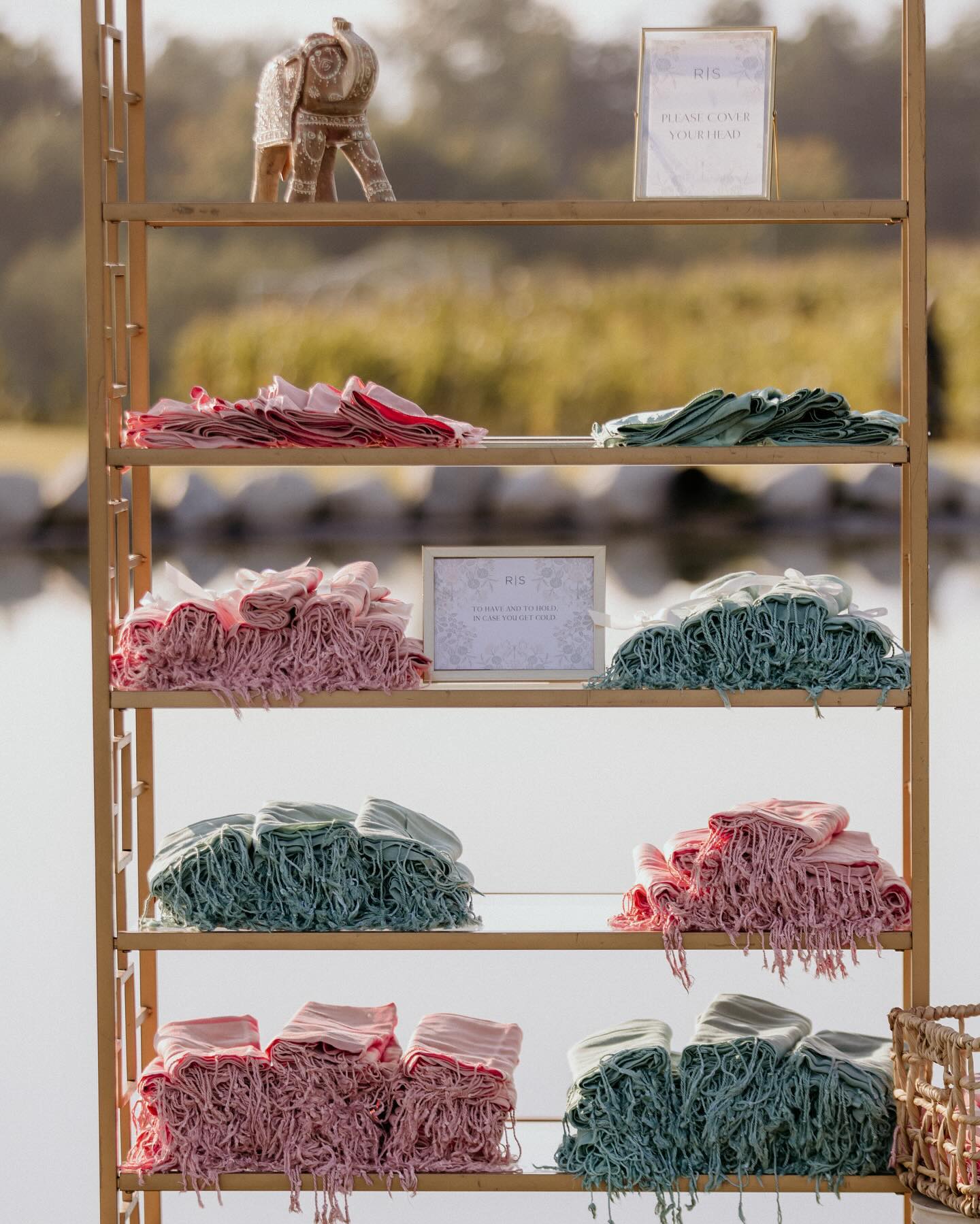 Suspended floral installation by InStyle Events