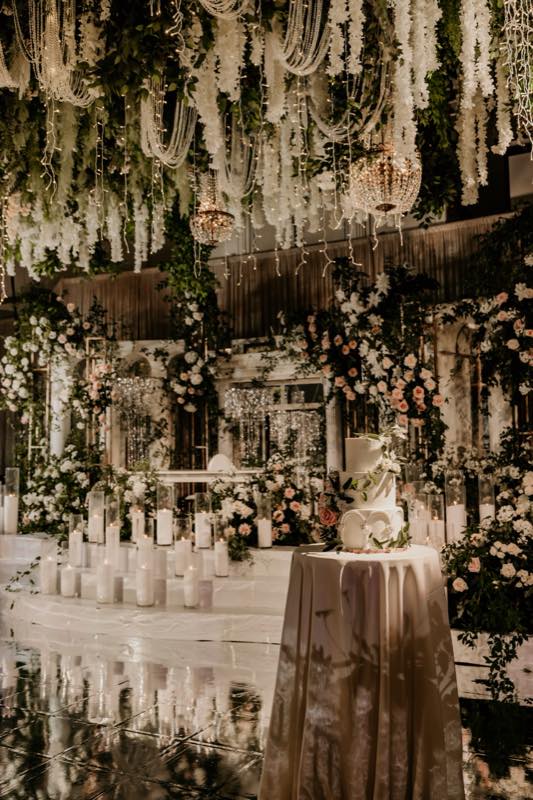 Custom backdrop design by InStyle Events Surrey